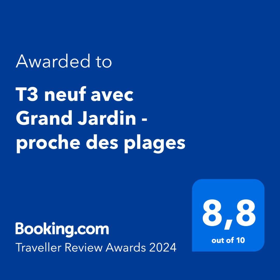 T3 Neuf Avec Grand Jardin - Proche Des Plages Сен-Сір-сюр-Мер Екстер'єр фото
